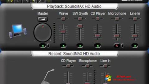Screenshot SoundMAX para Windows 7