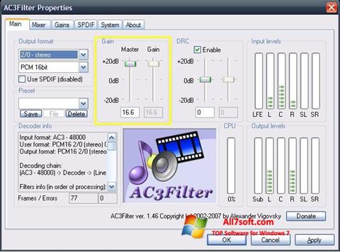 Screenshot AC3Filter para Windows 7