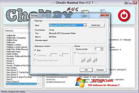 Screenshot CheMax para Windows 7
