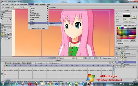 Screenshot Anime Studio para Windows 7