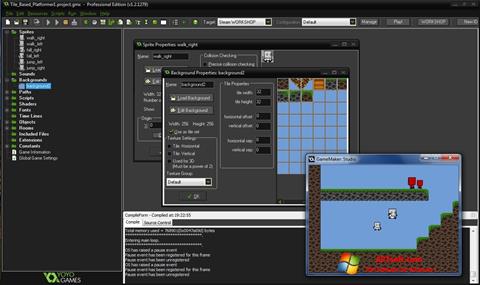 Screenshot GameMaker: Studio para Windows 7