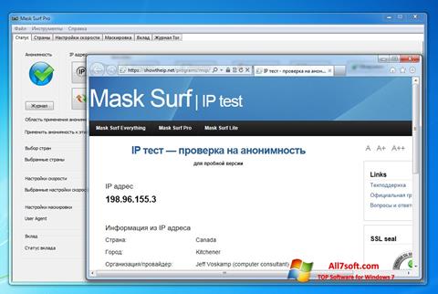 Screenshot Mask Surf para Windows 7