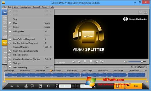 Screenshot SolveigMM Video Splitter para Windows 7