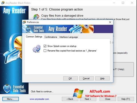 Screenshot AnyReader para Windows 7