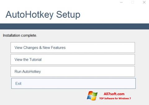 Screenshot AutoHotkey para Windows 7
