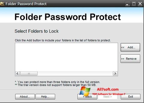 Screenshot Password Protect USB para Windows 7