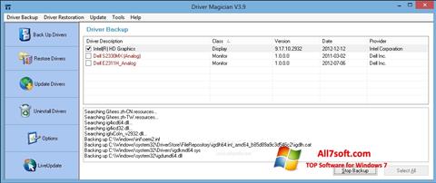 Screenshot Driver Magician para Windows 7