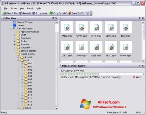Screenshot iFunBox para Windows 7