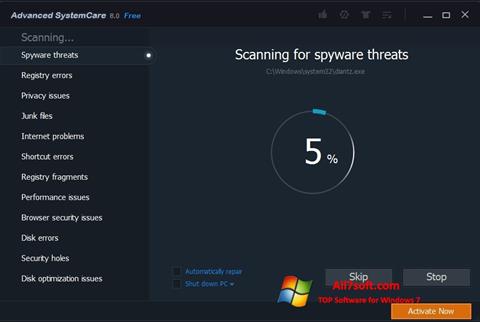 Screenshot Advanced SystemCare Pro para Windows 7