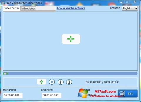 Screenshot Free Video Cutter para Windows 7