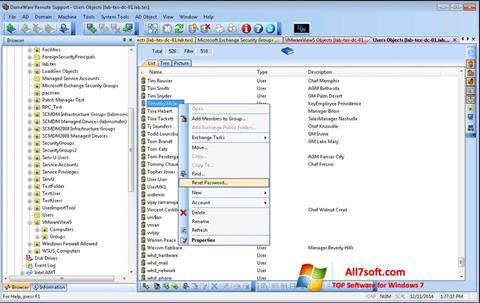 Screenshot Remote Administration Tool para Windows 7