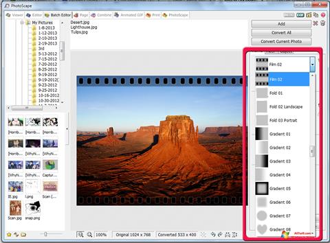 Screenshot PhotoScape para Windows 7