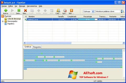 Screenshot FlashGet para Windows 7
