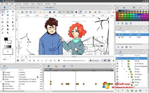 Screenshot Synfig Studio para Windows 7